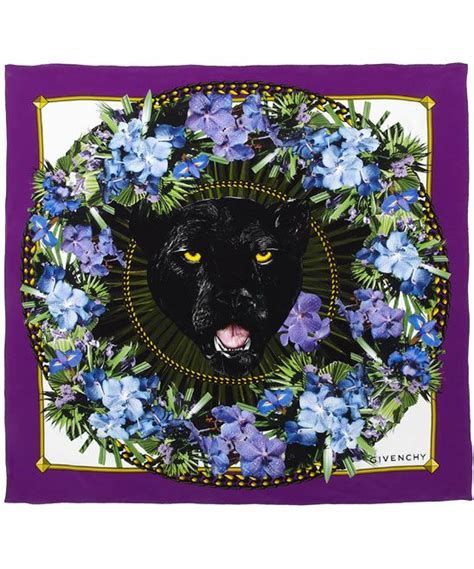 givenchy panther scarf|givenchy silk scarves.